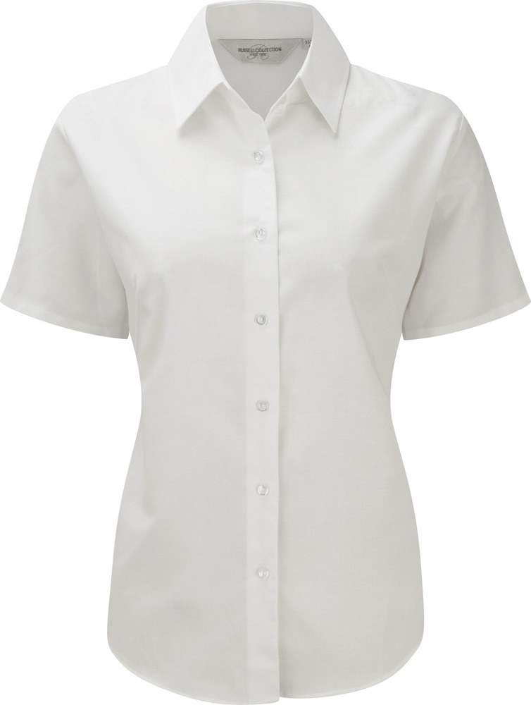 Russell Collection RU933F - Ladies' Short Sleeve Easy Care Oxford Shirt