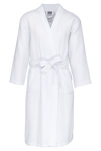 Kariban K122 - WAFFLE ROBE White