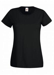 Fruit of the Loom SS050 - Lady-fit valueweight tee Black