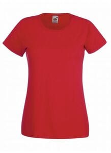 Fruit of the Loom SS050 - Lady-fit valueweight tee Red