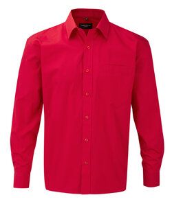 Russell Collection J936M - Long sleeve pure cotton easycare poplin shirt