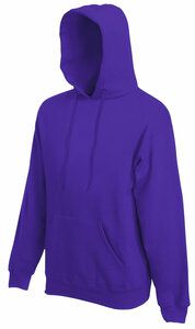 Fruit of the Loom 62-208-0 - Men's Hooded Sweat Purple