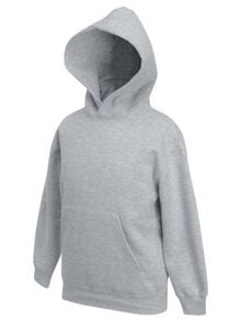 Fruit of the Loom 62-043-0 - Kids Hooded Sweat Heather Grey