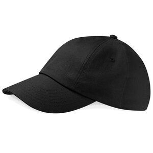 Beechfield B58 - Low Profile Heavy Cotton Drill Cap Black