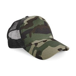 Beechfield BC694 - Camo snapback trucker Jungle Camo