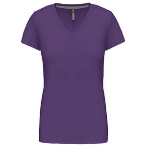 Kariban K381 - LADIES SHORT SLEEVE V-NECK T-SHIRT