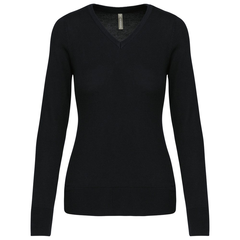 Kariban K966 - LADIES' V-NECK JUMPER