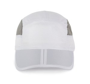 K-up KP206 - FOLDABLE SPORTS CAP White/ Grey