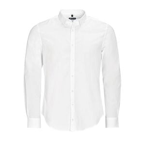 SOL'S 01426 - BLAKE MEN Long Sleeve Stretch Shirt White