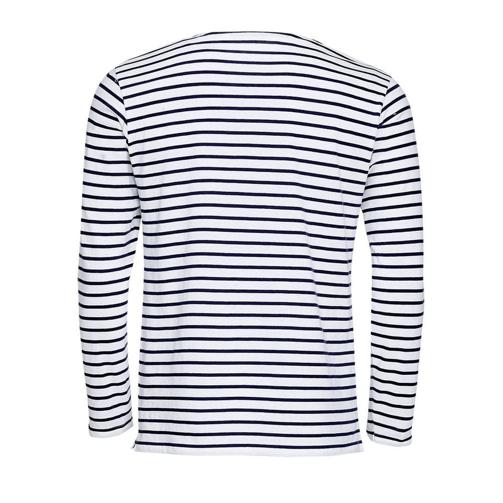 SOL'S 01402 - MARINE MEN Long Sleeve Striped T Shirt