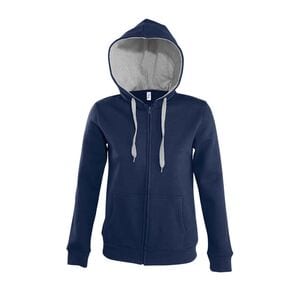 SOLS 47100 - SOUL WOMEN Contrasted Jacket With Lined Hood