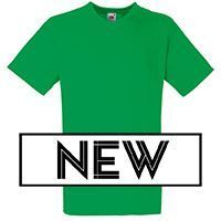 Fruit of the Loom SS034 - Valueweight v-neck tee Kelly Green