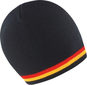Result R368X - National Beanie Black / Red / Gold