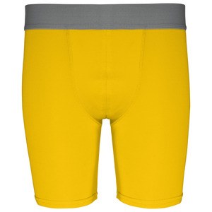 ProAct PA08 - KID'S LONG BASE LAYER SHORTS Sporty Yellow