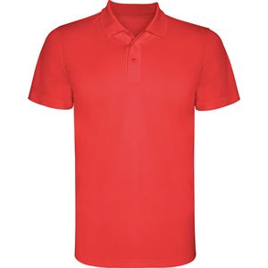 Roly PO0404 - MONZHA Short-sleeve technical polo-shirt Red