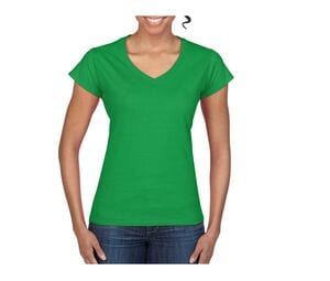 Gildan GN647 - Softstyle Ladies V-Neck T-Shirt