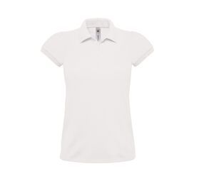 B&C BC441 - Women's short-sleeved polo shirt White