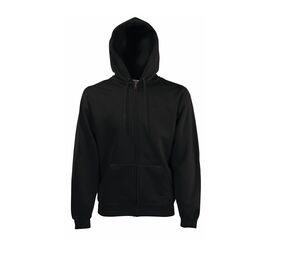 Fruit of the Loom SC274 - Men's large zip hoodie Black