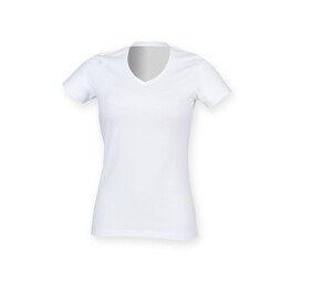 Skinnifit SK122 - The Feel Good V-Neck Women White