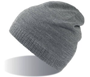 Atlantis AT117 - Beanie with Cotton Jersey Lining Grey