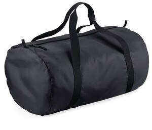 BagBase BG150 - Packaway Barrel Bag Black/Black