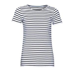 SOLS 01399 - MILES WOMEN Round Neck Striped T Shirt