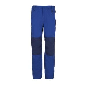 SOL'S 01560 - METAL PRO Men's Two Colour Workwear Trousers Bugatti blue / Navy pro