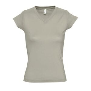 SOL'S 11388 - MOON Women's V Neck T Shirt Khaki