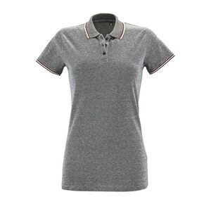 SOL'S 02082 - Paname Women Heather Polo Shirt Heather Black