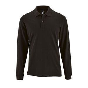 SOL'S 02087 - Perfect Lsl Men Long Sleeve Piqué Polo Shirt Black