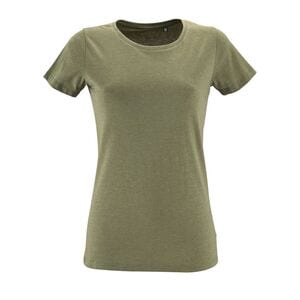SOL'S 02758 - Regent Fit Women Round Collar Fitted T Shirt Heather khaki