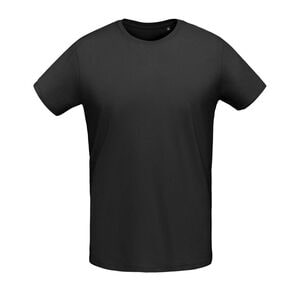 SOL'S 02855 - Martin Men Round Neck Fitted Jersey T Shirt Deep Black