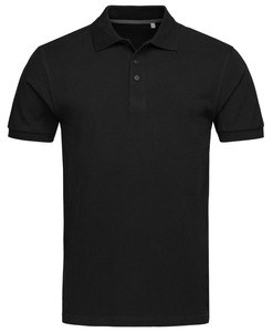 Stedman STE9060  - Short sleeve polo shirt for men Stedman - HARPER Black Opal