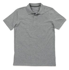 Stedman STE9060  - Short sleeve polo shirt for men Stedman - HARPER Grey Heather