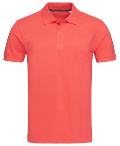 Stedman STE9060  - Short sleeve polo shirt for men Stedman - HARPER Salmon Pink