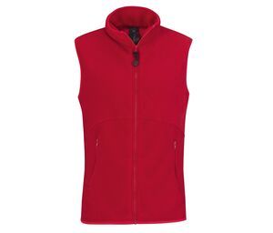 B&C BC620 - Men's sleeveless fleece Red