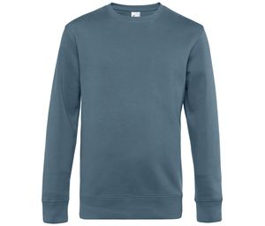 B&C BCU01K - Straight Sleeve Sweatshirt 280 KING Nordic Blue
