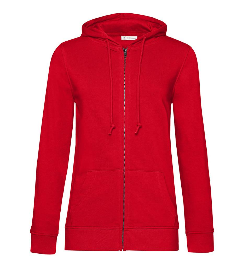 B&C BCW36B - Women's Organic Zipped Hoodie