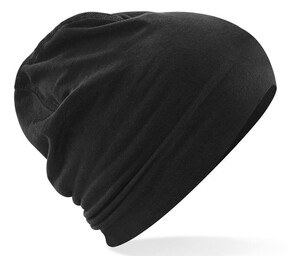 Beechfield BF366 - Hemsedal cotton beanie Black / Black