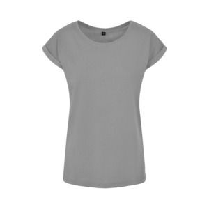 Build Your Brand BY021 - Women's T-shirt Heather Grey