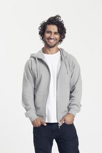 Neutral O63301 - Men's zip-up hoodie Sport Grey