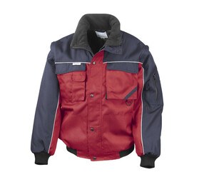 Result RS071 - Workguard Zip Sleeve Heavy Duty Jacket Red