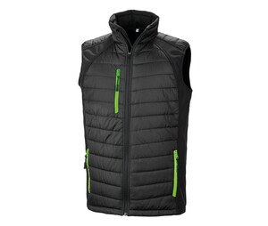 Result RS238 - Bodywarmer matt Black / Lime