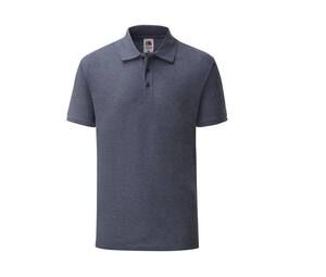 Fruit of the Loom SC280 - Men's Pique Polo Shirt Heather Navy