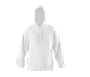 Starworld SW271 - Men's hoodie with kangaroo pocket White