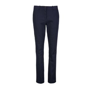 NEOBLU 03179 - Gustave Women Elasticated Waist Chino Trousers Bleu léger