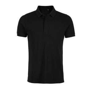NEOBLU 03188 - Owen Men Piqué Polo Shirt With Concealed Placket Deep Black