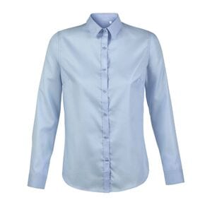 NEOBLU 03183 - Blaise Women Women’S Iron Free Shirt Soft Blue