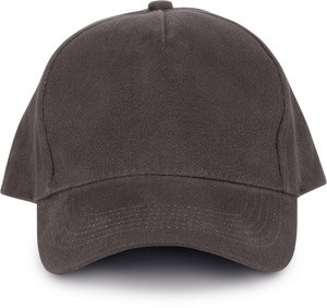 K-up KP135 - 5 PANELS ORGANIC COTTON CAP Shale Grey