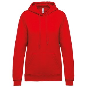 Kariban K473 - Women's hooded sweatshirt Red